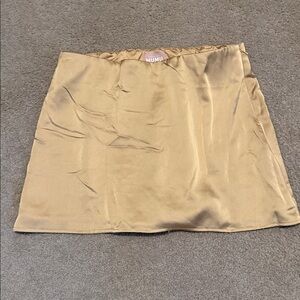 Show Me Your MuMu Gold Skirt
